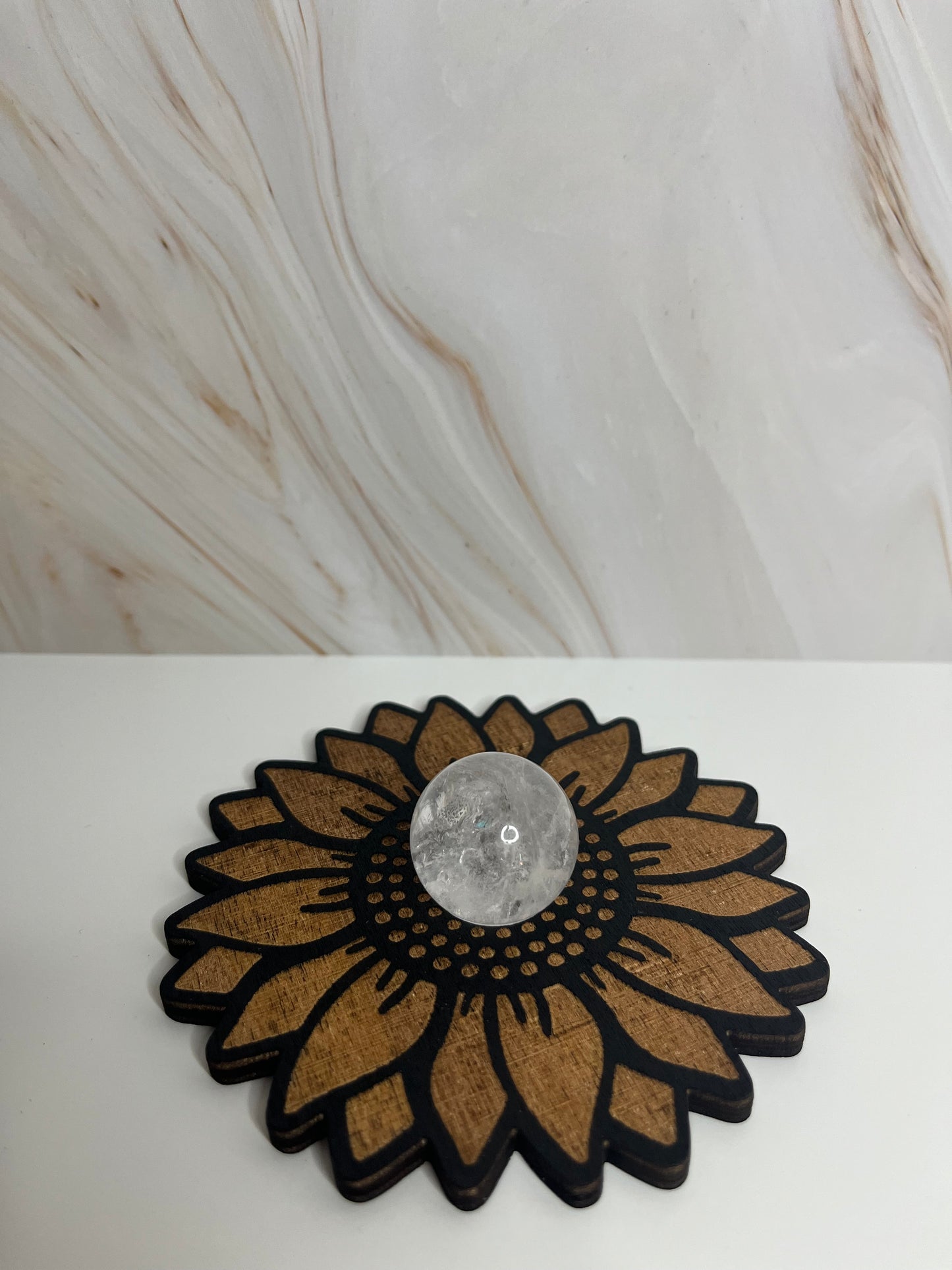 Sonnenblume Kugelhalterung